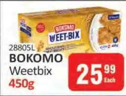 KitKat Cash and Carry Bokomo Weetbix 450g offer