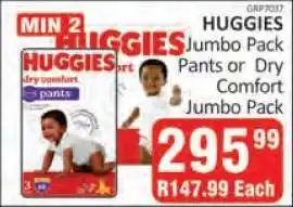 KitKat Cash and Carry HUGGIES Jumbo Pack Pants or Dry Comfort Jumbo Pack offer