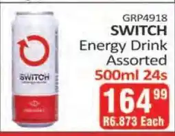 KitKat Cash and Carry SWITCH Energy Drink Assorted offer