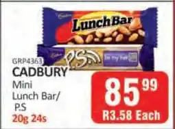 KitKat Cash and Carry CADBURY Mini Lunch Bar/P.S offer