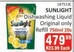 KitKat Cash and Carry SUNLIGHT Dishwashing Liquid Original offer