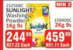 KitKat Cash and Carry SUNLIGHT Washing Powder 1Kg 9s offer