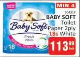 KitKat Cash and Carry BABY SOFT Toilet Paper 2ply 18s White offer