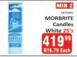 KitKat Cash and Carry MORBRITE Candles White 25's offer