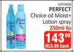 KitKat Cash and Carry PERFECT Choice oil Moist+ Lotion spray offer