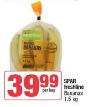 Spar SPAR freshline Bananas offer