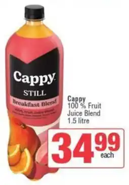 Spar Cappy 100% Fruit Juice Blend offer