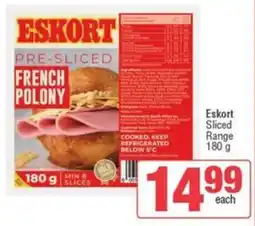 Spar Eskort Sliced Range offer