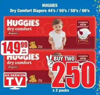 Boxer Superstores HUGGIES Dry Comfort Diapers offer