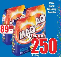Boxer Superstores MAQ Hand Washing Powder offer
