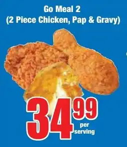 Boxer Superstores Go Meal 2 Chicken, Pap & Gravy offer