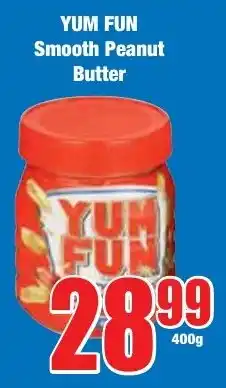 Boxer Superstores YUM FUN Smooth Peanut Butter offer