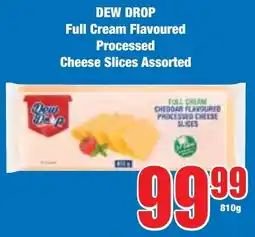 Boxer Superstores DEW DROP Full Cream Flavoured Processed Cheese Slices Assorted offer