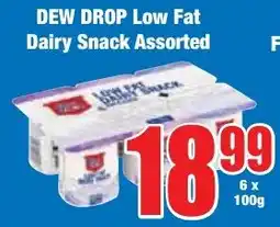 Boxer Superstores DEW DROP Low Fat Dairy Snack Assorted offer