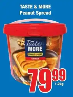 Boxer Superstores TASTE & MORE Peanut Spread offer