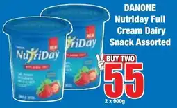 Boxer Superstores DANONE Nutriday Full Cream Dairy Snack Assorted offer