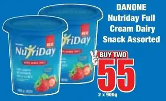 Boxer Superstores DANONE Nutriday Full Cream Dairy Snack Assorted offer