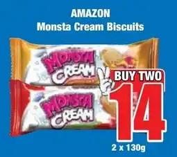 Boxer Superstores AMAZON Monsta Cream Biscuits offer