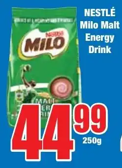 Boxer Superstores NESTLÉ Milo Malt Energy Drink offer