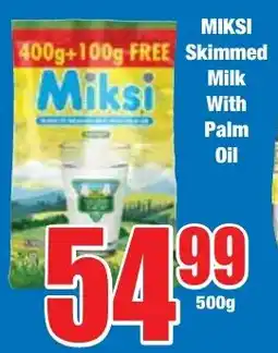 Boxer Superstores MIKSI Skimmed Milk With Palm Oil offer