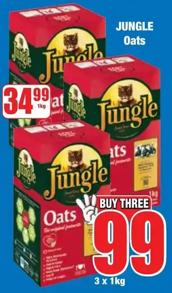 Boxer Superstores JUNGLE Oats offer