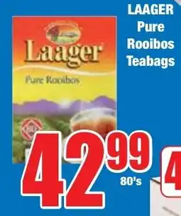 Boxer Superstores LAAGER Pure Rooibos Teabags offer