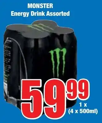 Boxer Superstores MONSTER Energy Drink Assorted offer