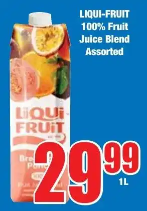 Boxer Superstores LIQUI-FRUIT 100% Fruit Juice Blend Assorted offer