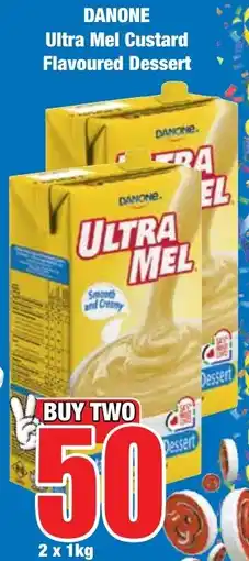 Boxer Superstores DANONE Ultra Mel Custard Flavoured Dessert offer