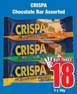 CRISPA Chocolate Bar Assorted