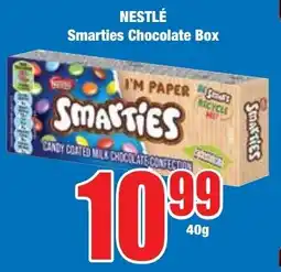 Boxer Superstores NESTLÉ Smarties Chocolate Box offer