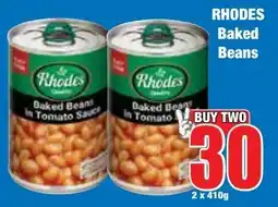Boxer Superstores RHODES Baked Beans offer