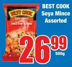 Boxer Superstores BEST COOK Soya Mince Assorted offer