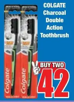 Boxer Superstores COLGATE Charcoal Double Action Toothbrush offer