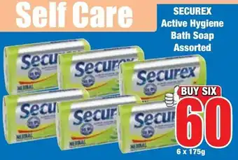 Boxer Superstores SECUREX Active Hygiene Bath Soap Assorted offer