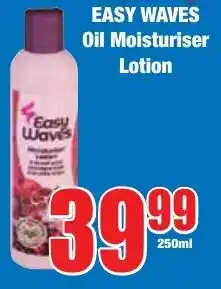 Boxer Superstores EASY WAVES Oil Moisturiser Lotion offer
