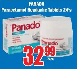 Boxer Superstores PANADO Paracetamol Headache Tablets offer