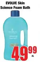 Boxer Superstores EVOLVE Skin Science Foam Bath offer