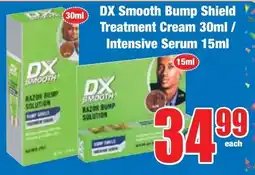 Boxer Superstores DX Smooth Bump Shield Treatment Cream/ Intensive Serum offer