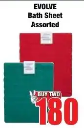 Boxer Superstores EVOLVE Bath Sheet Assorted offer