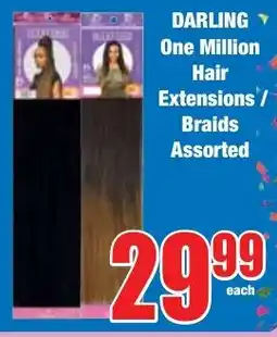 DARLING One Million Hair Extensions/ Braids Assorted