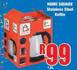 Boxer Superstores HOME SQUARE Stainless Steel Kettle offer