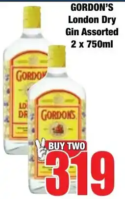 Boxer Superstores GORDON'S London Dry Gin Assorted offer