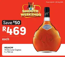 MEUKOW VS De Luxe Cognac