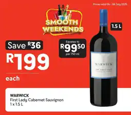 Makro WARWICK First Lady Cabernet Sauvignon offer