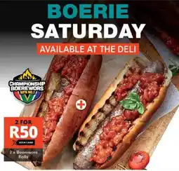 Checkers Boerewors Rolls offer