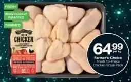 Checkers Farmer's Choice Fresh Chicken Braai Pack offer