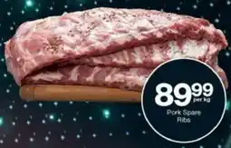 Checkers Pork Spare Ribs offer