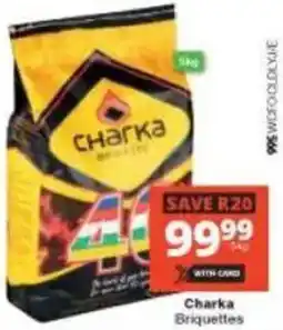 Checkers Charka Briquettes offer