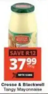 Checkers Crosse & Blackwell Tangy Mayonnaise offer